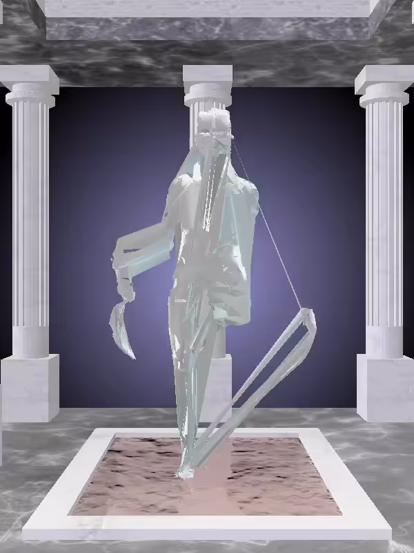 HeavenComputer: The Jumping Chronos Chrome Woman #2635