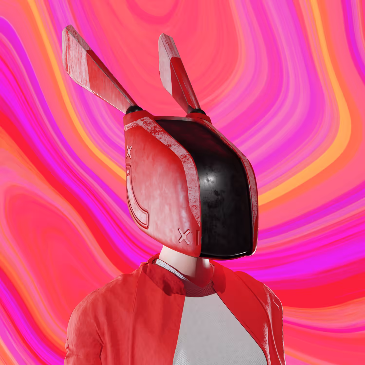 Rabbit Mecha Head
