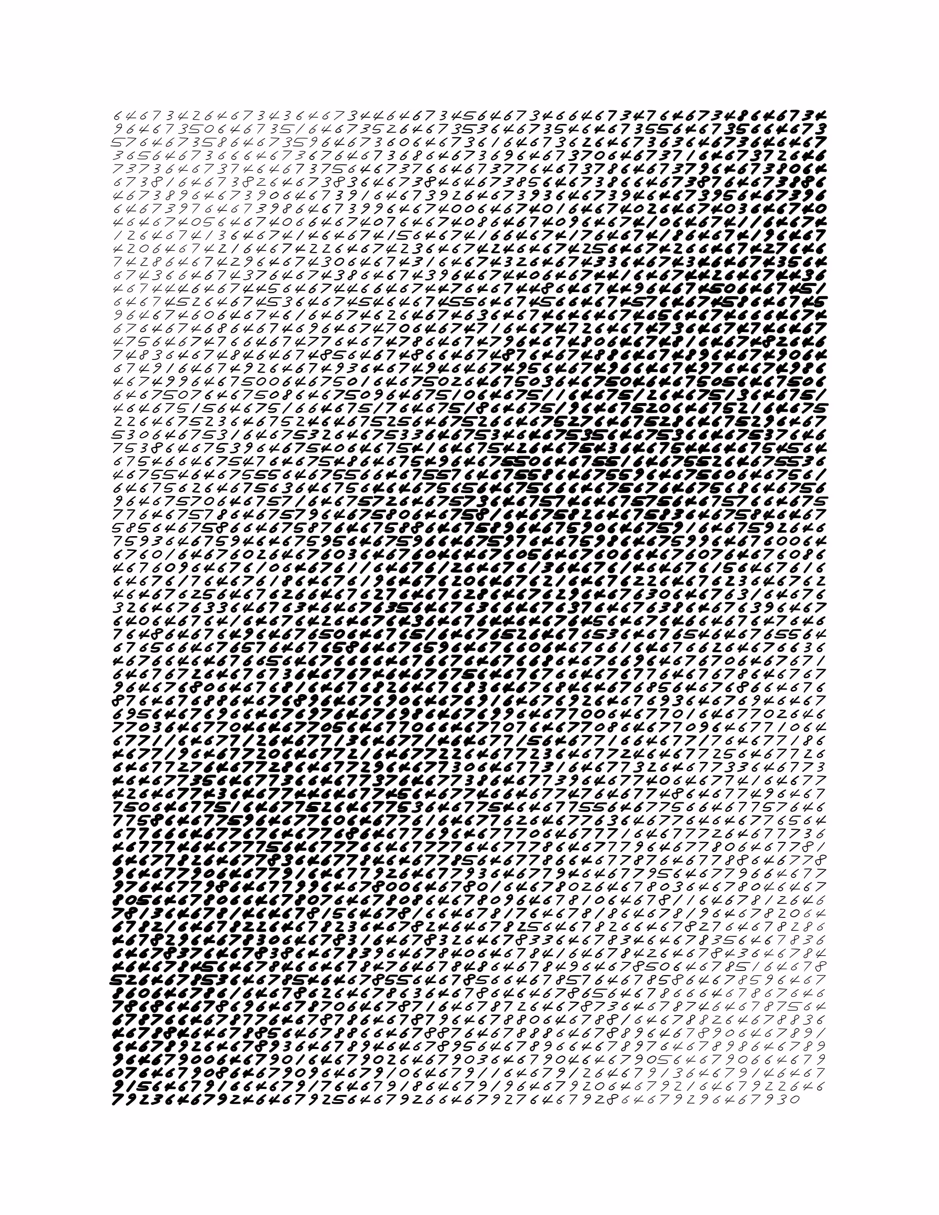 Endless (5,607,250 to Infinity) #2960