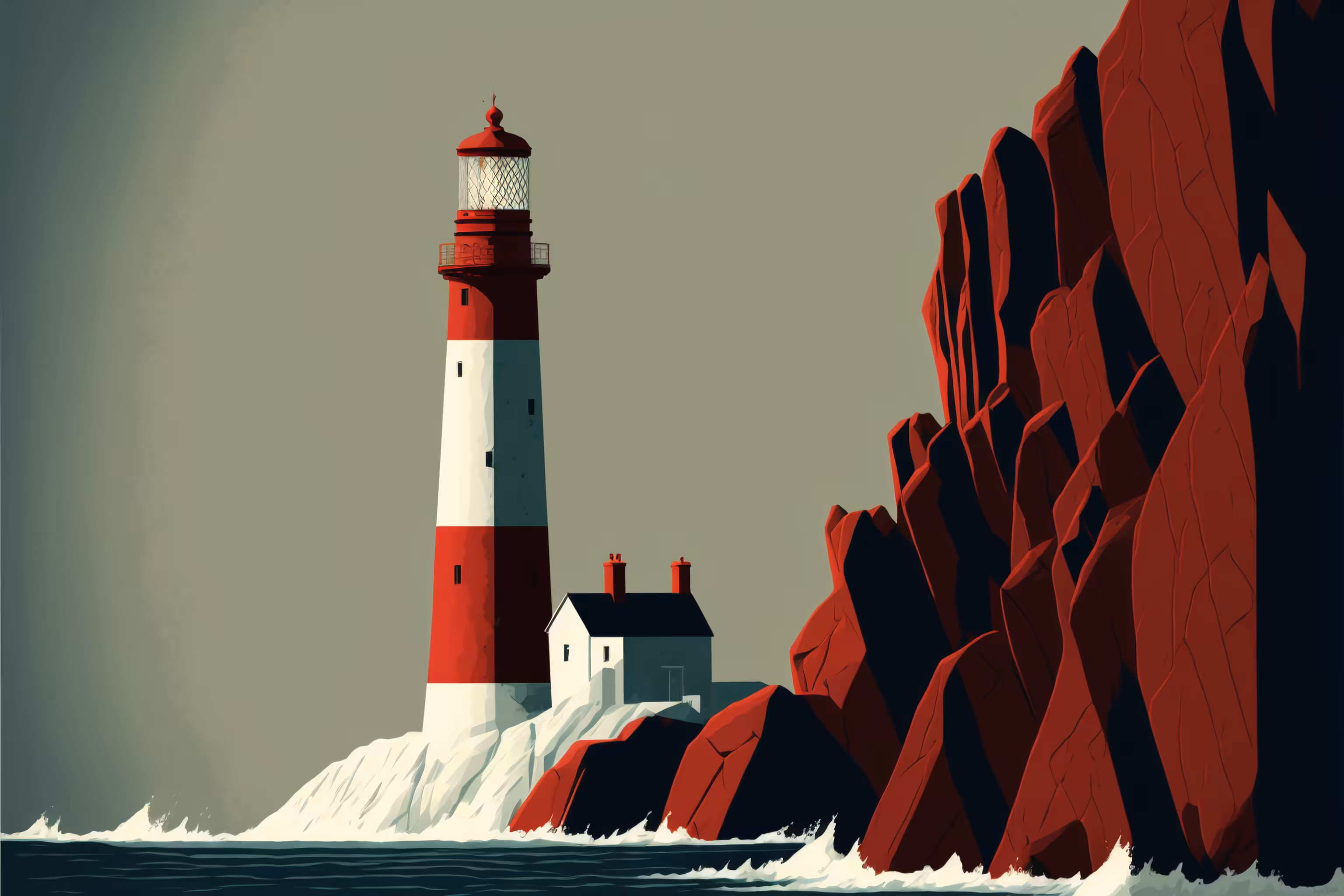 phare en plein jour