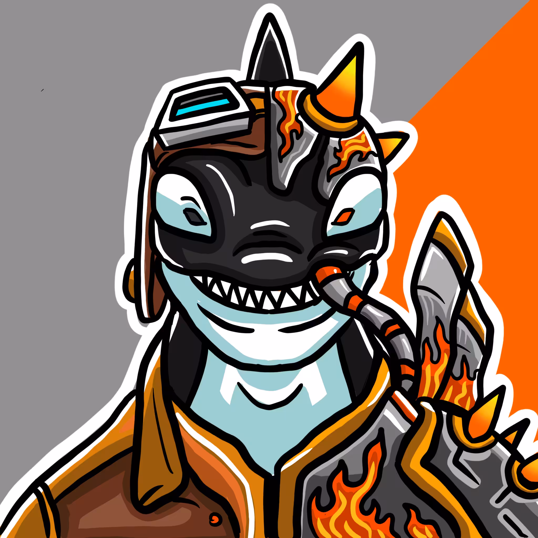 Mirror Zoo: Killer Whale / Racer (rare)