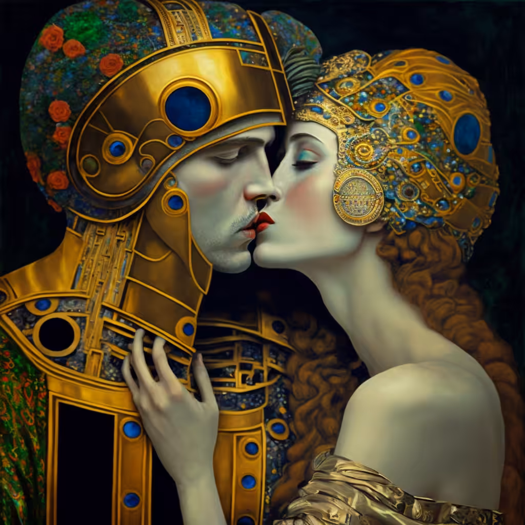 Mixed martial AIArt: Kiss #24