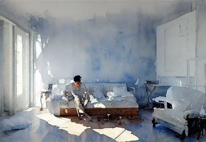 Watercolor #7 - AI Generated
