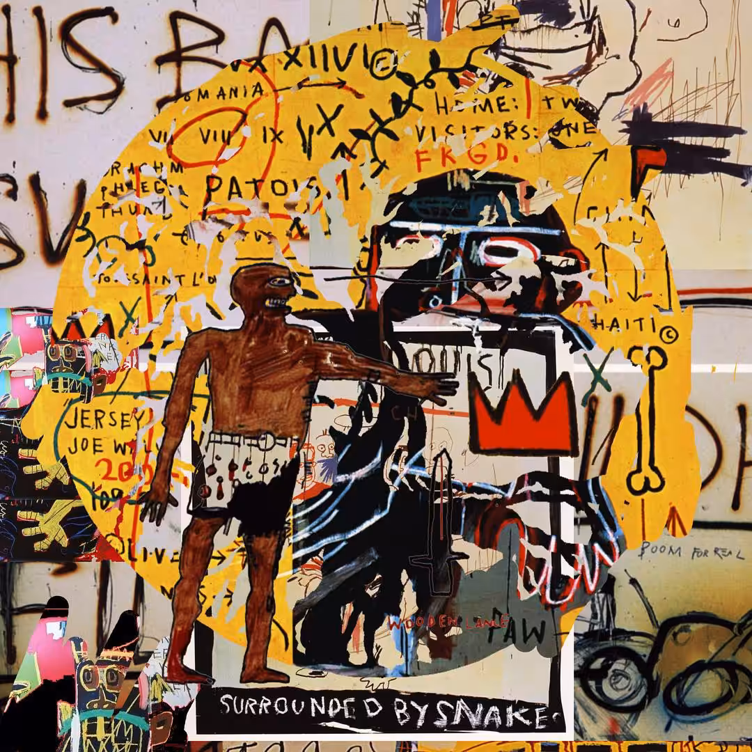 Basquiat's Destructive Collage