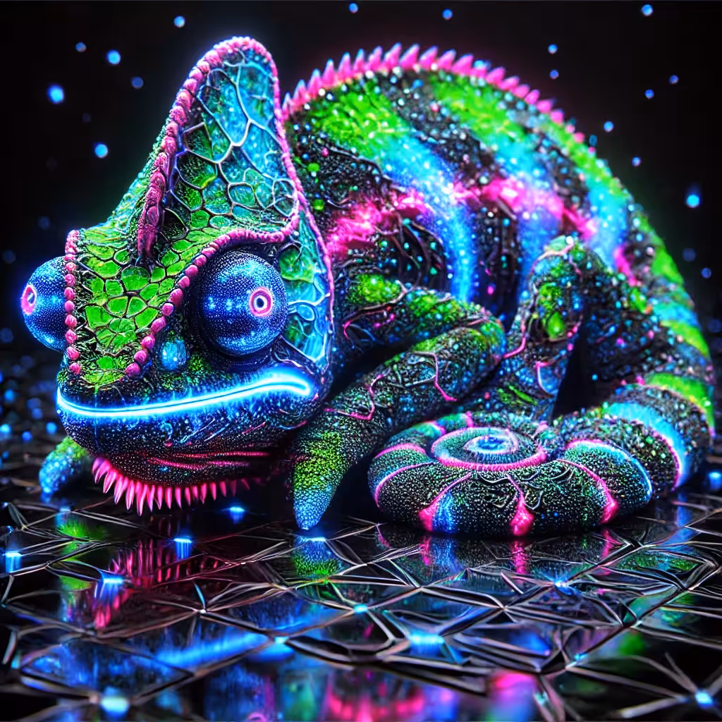 Neon Chameleon