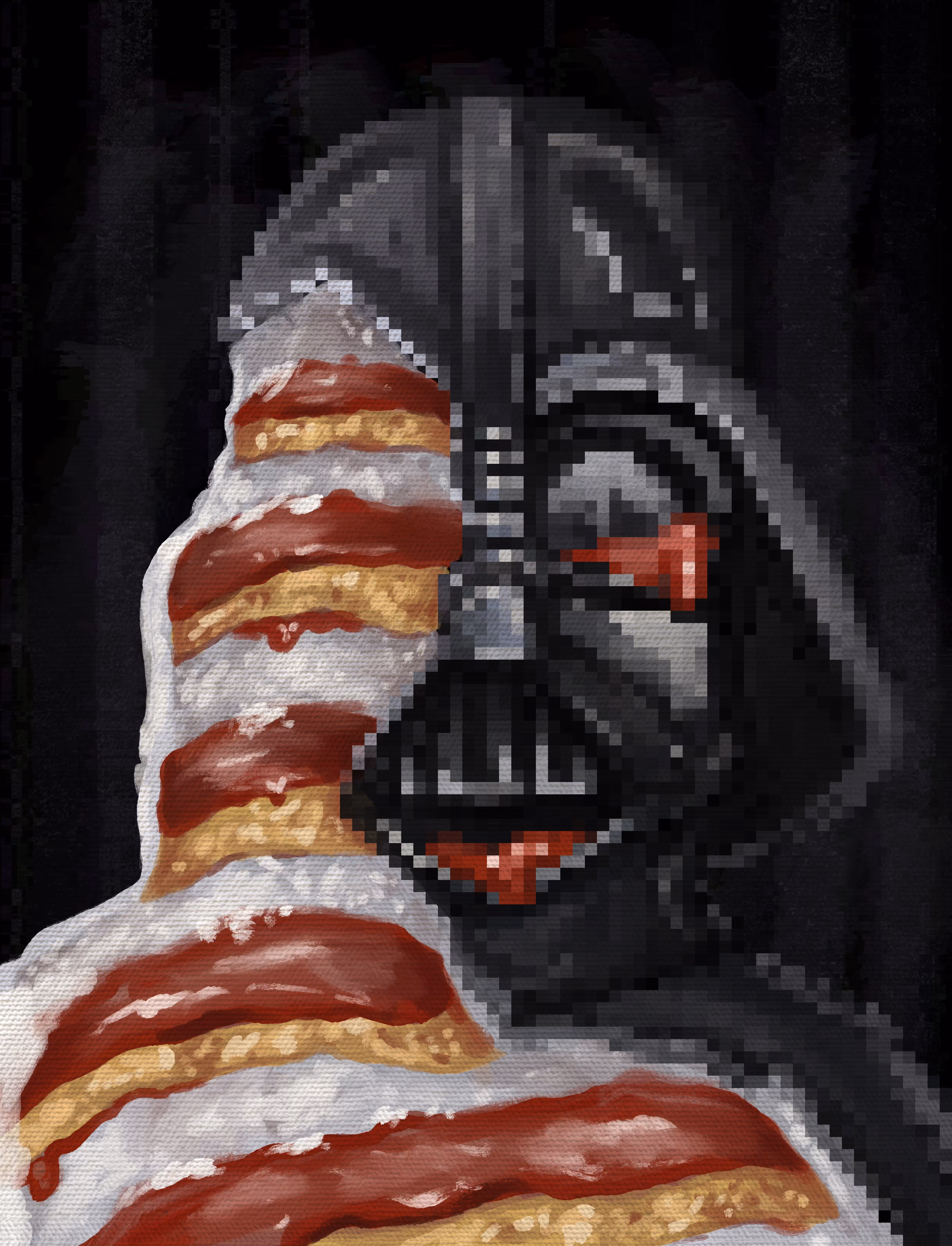 Dark side cake