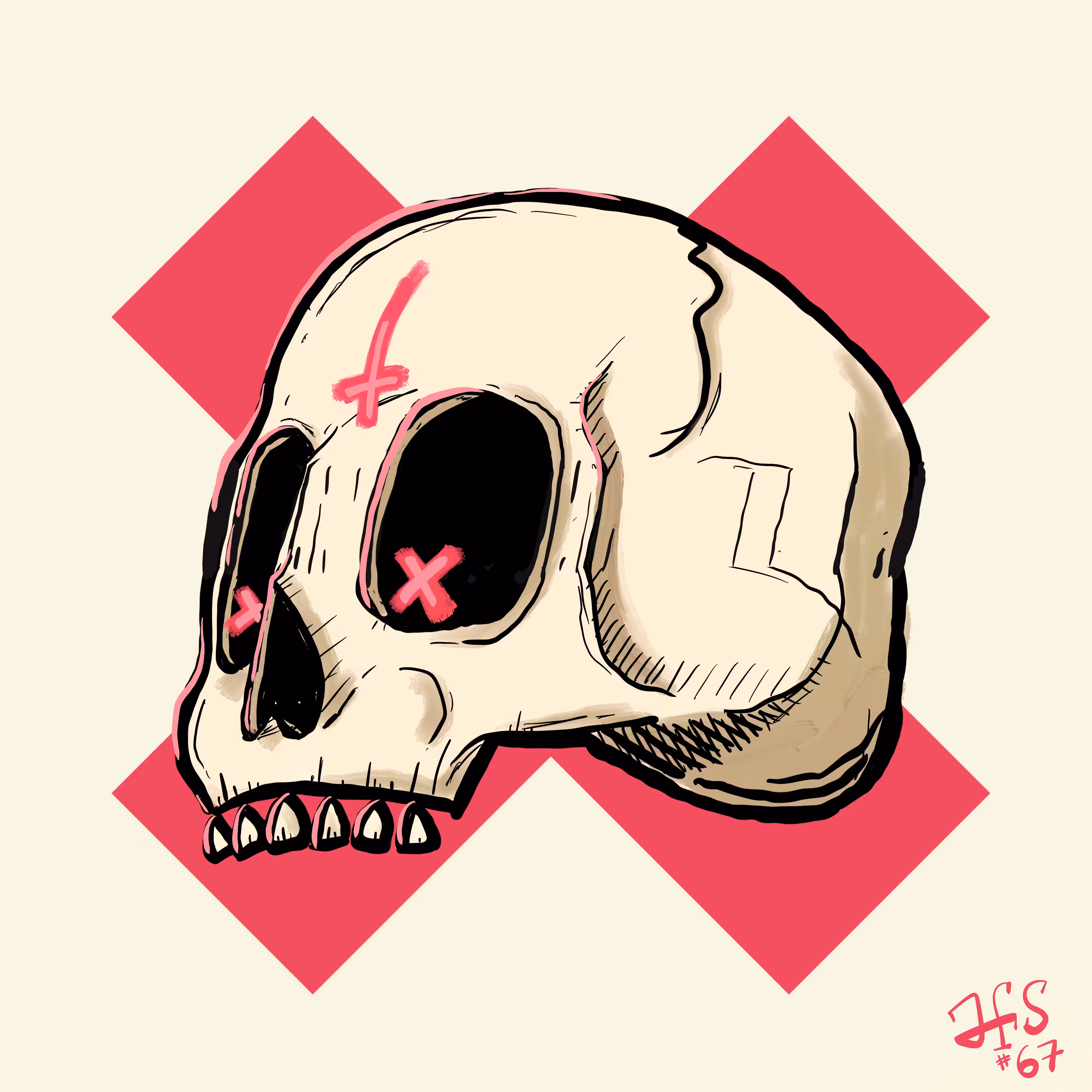Almost Fancy Skull #67