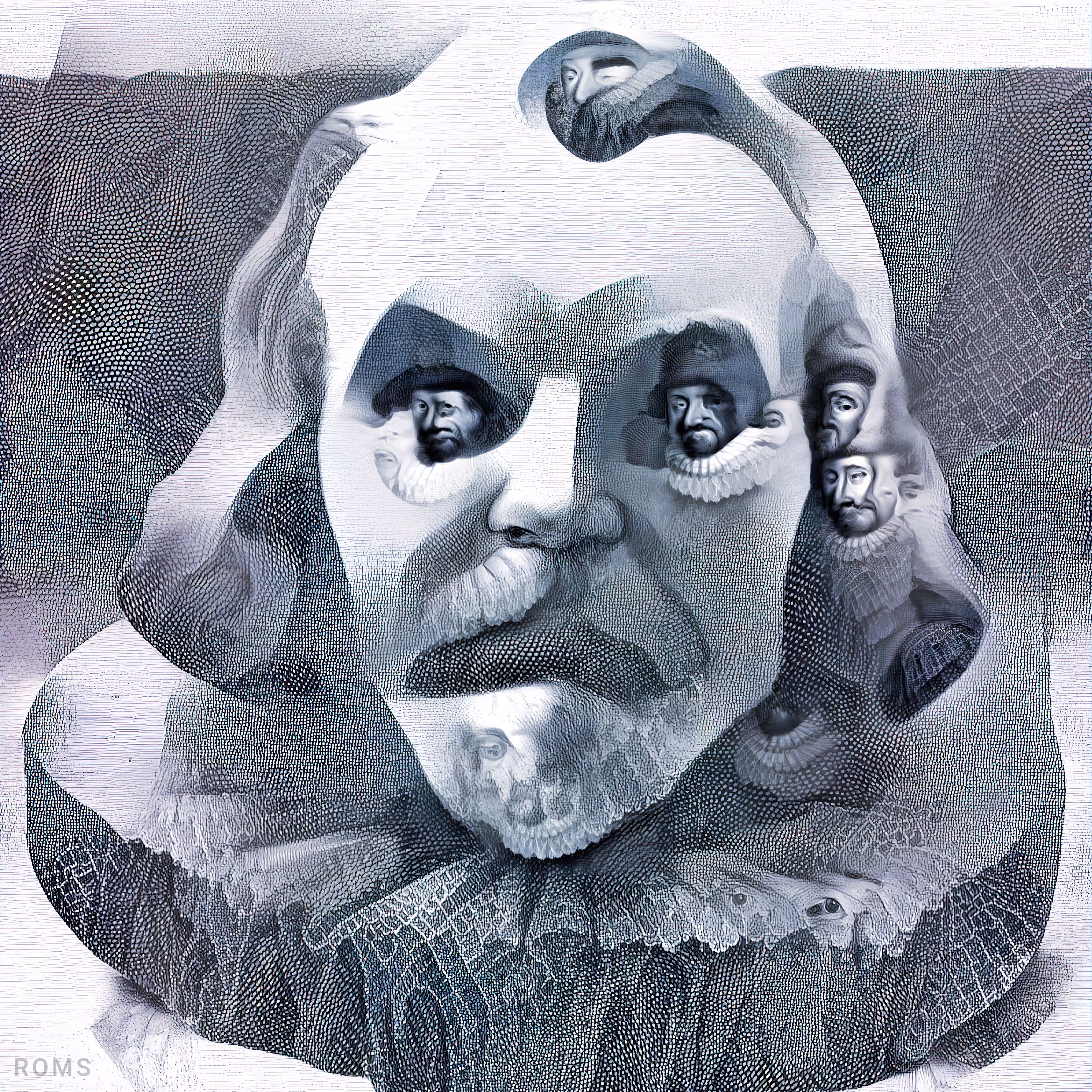 Francis Bacon meets himself on AI Avenue