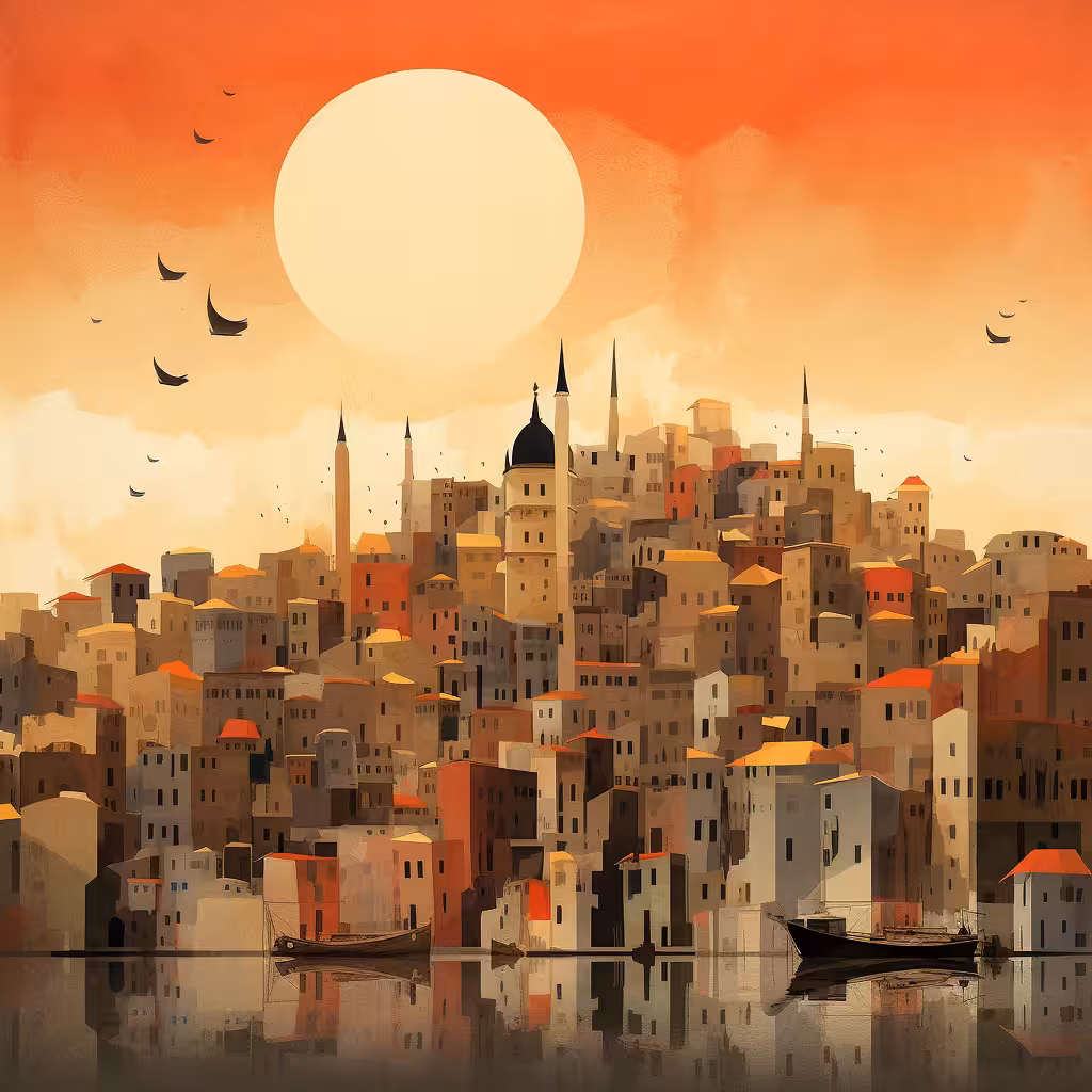Town by the sea