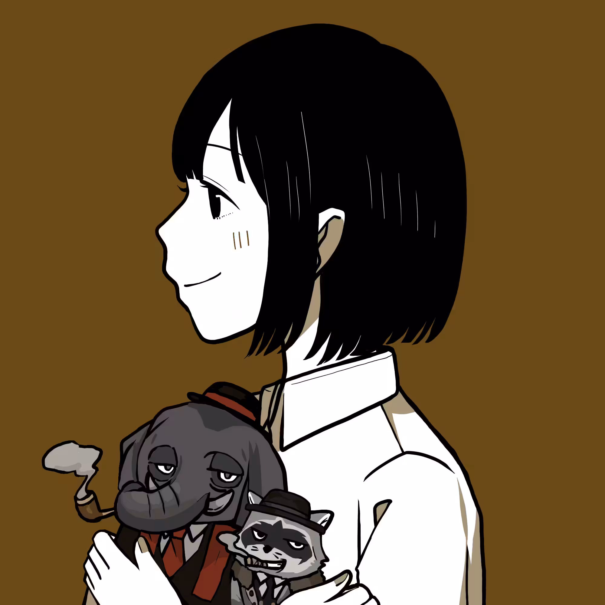 Custom-made 16 - The Mafia Animals and girl