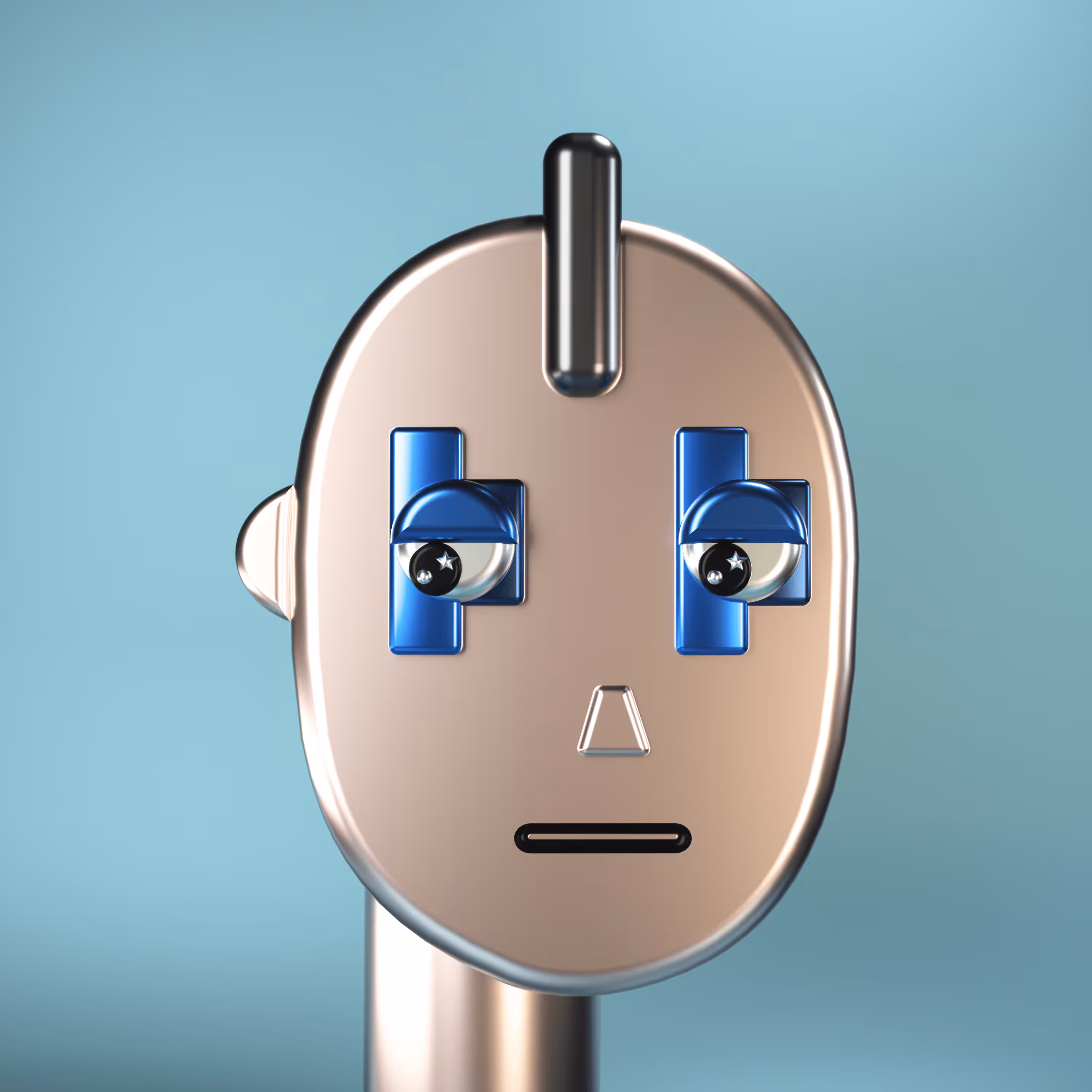 3D Chrome Punk #0669