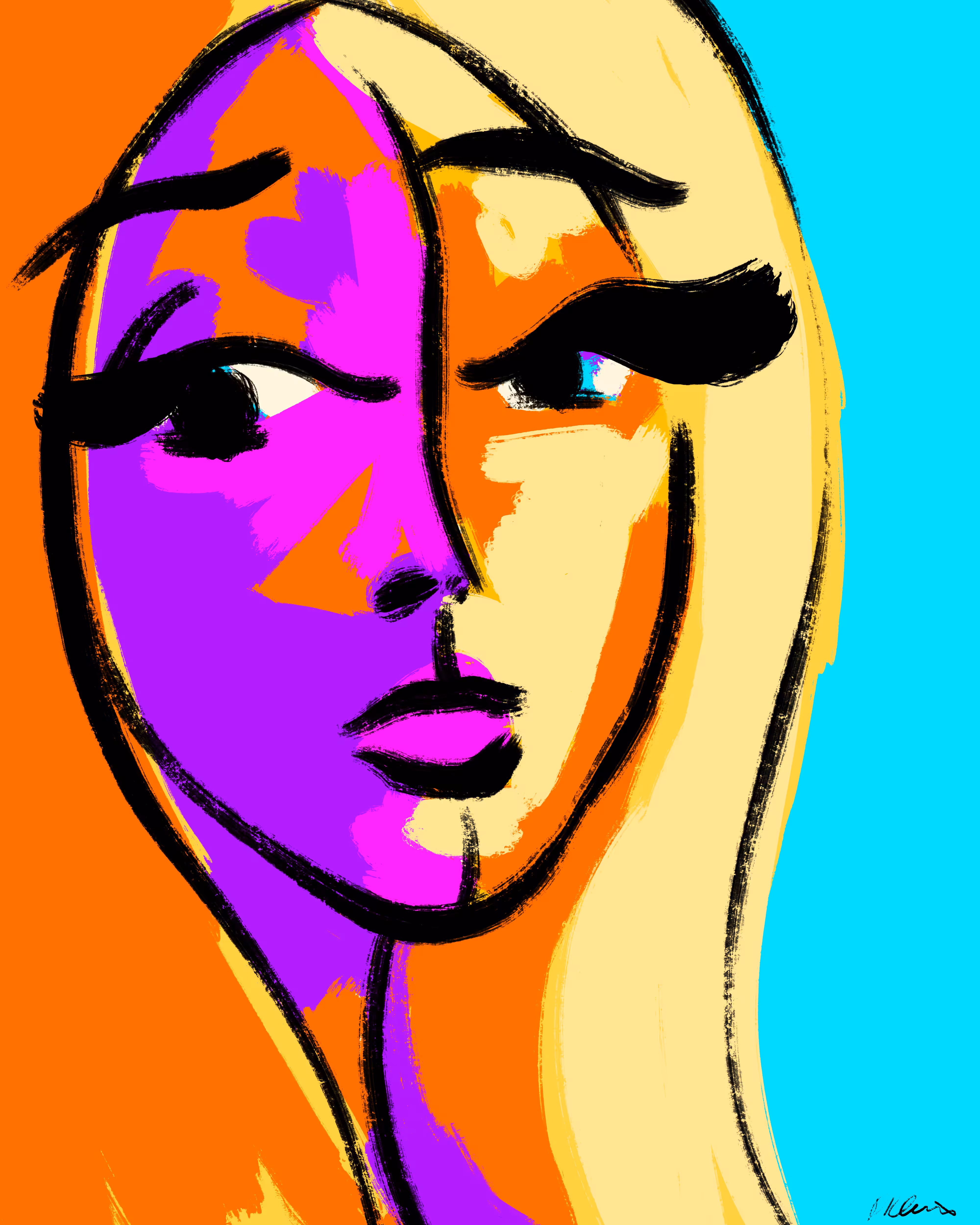 Simple portrait