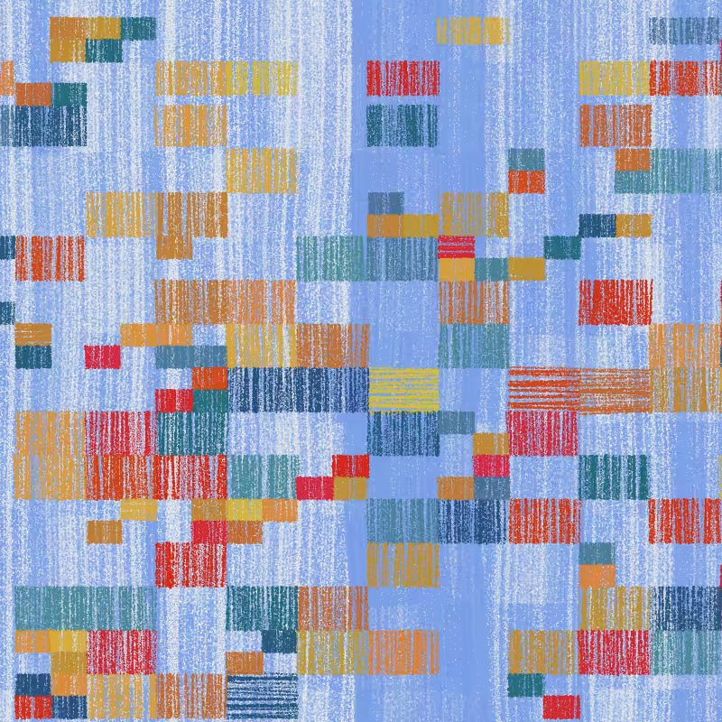 Composition #3 Patchwork Quilt #102