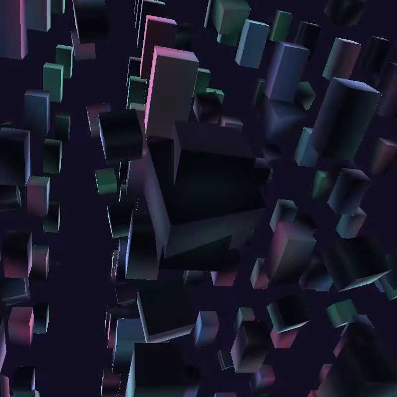 Whiskered Swarm in Void