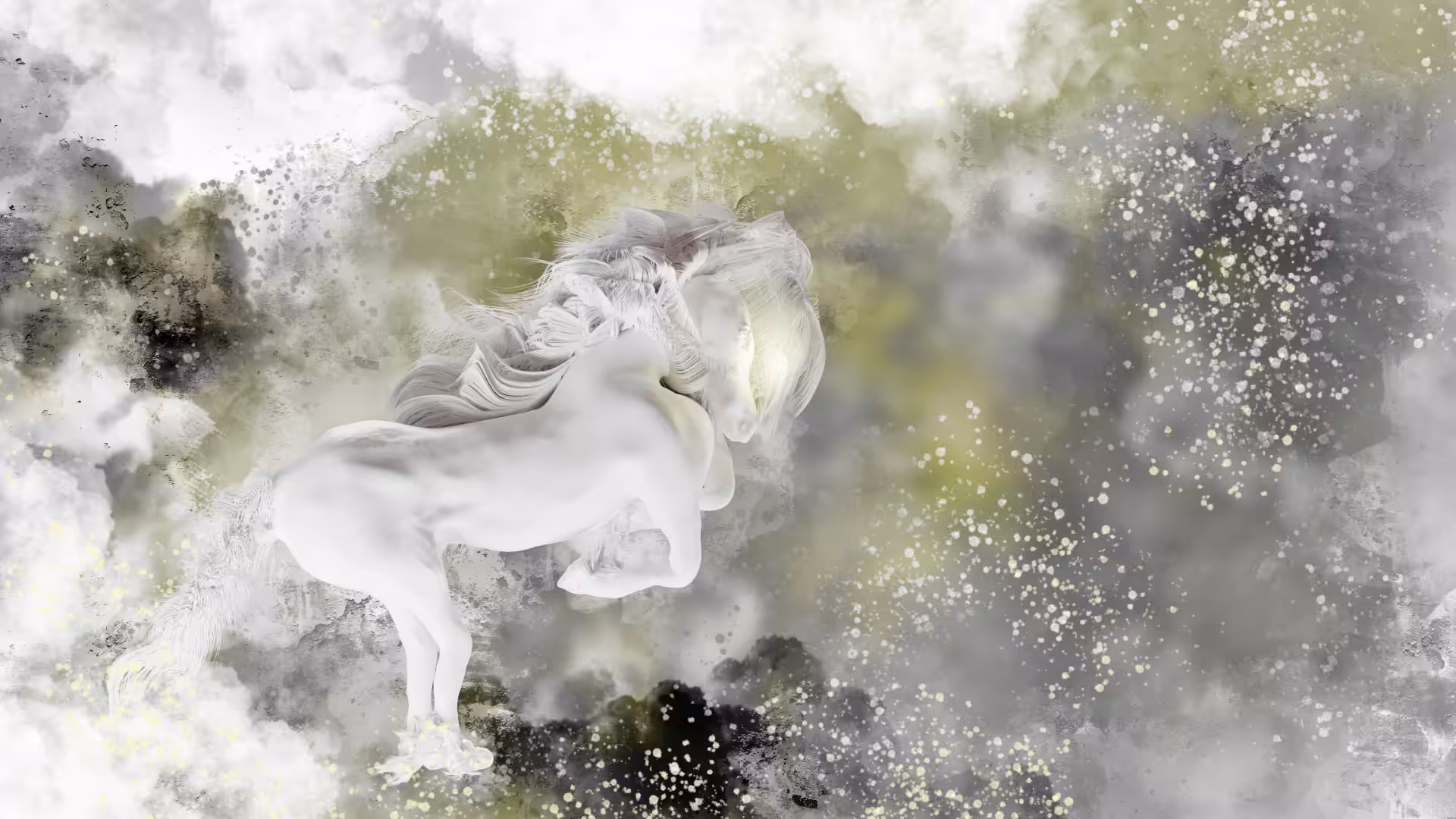 白馬　white horse
