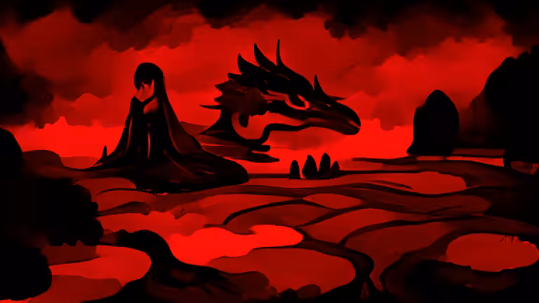 The Dragon Lady's Brooding Ground (pixray_genesis)