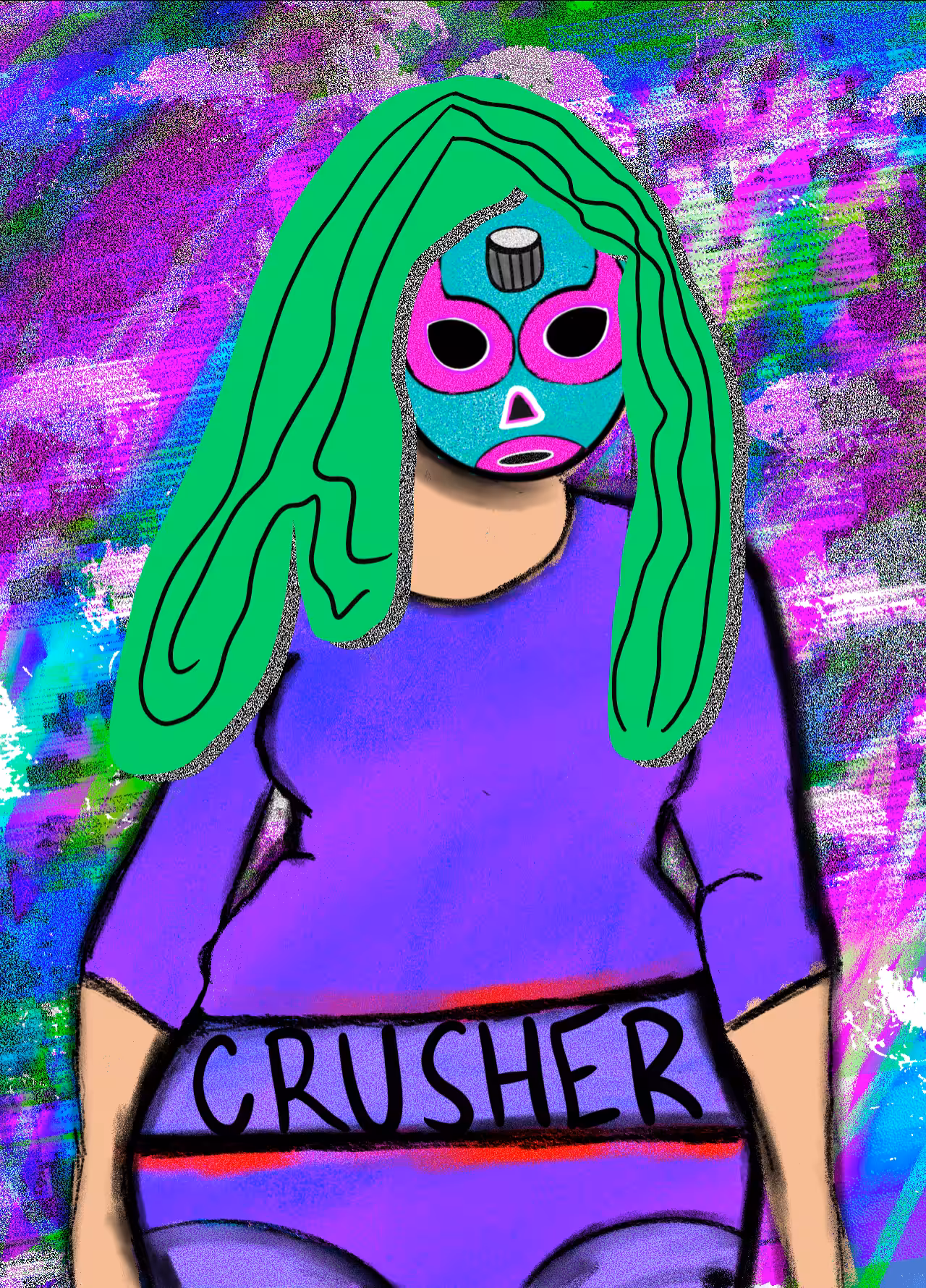 NFT luchadora #94
