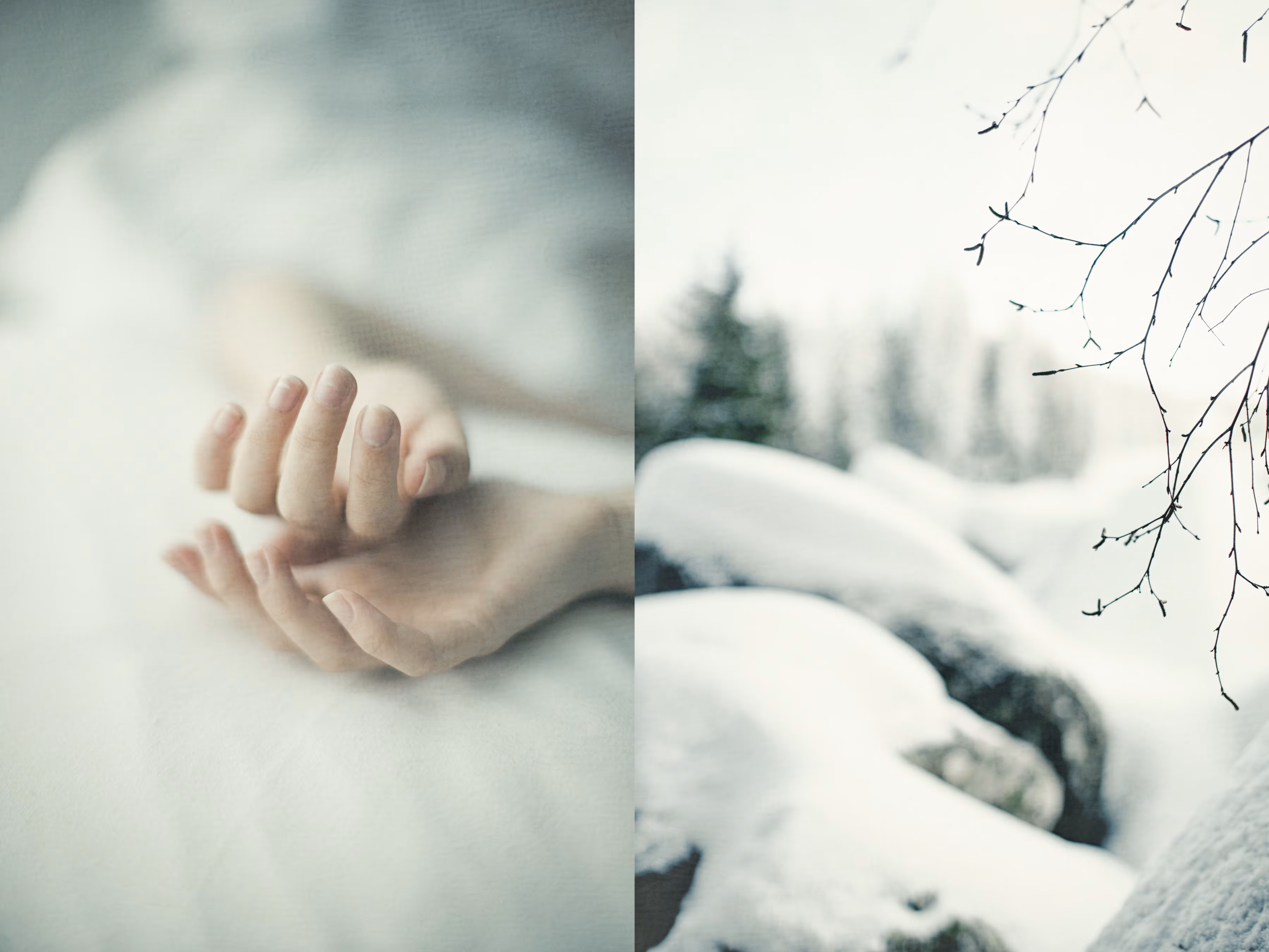 "The cold earth slept below..."
