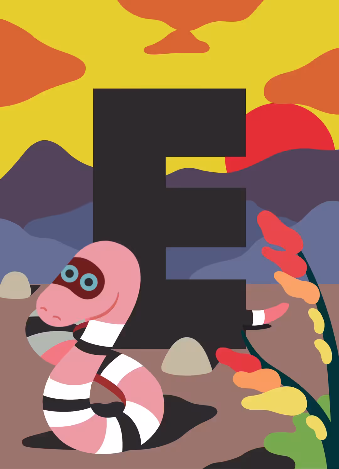 E - Animated Alphabet