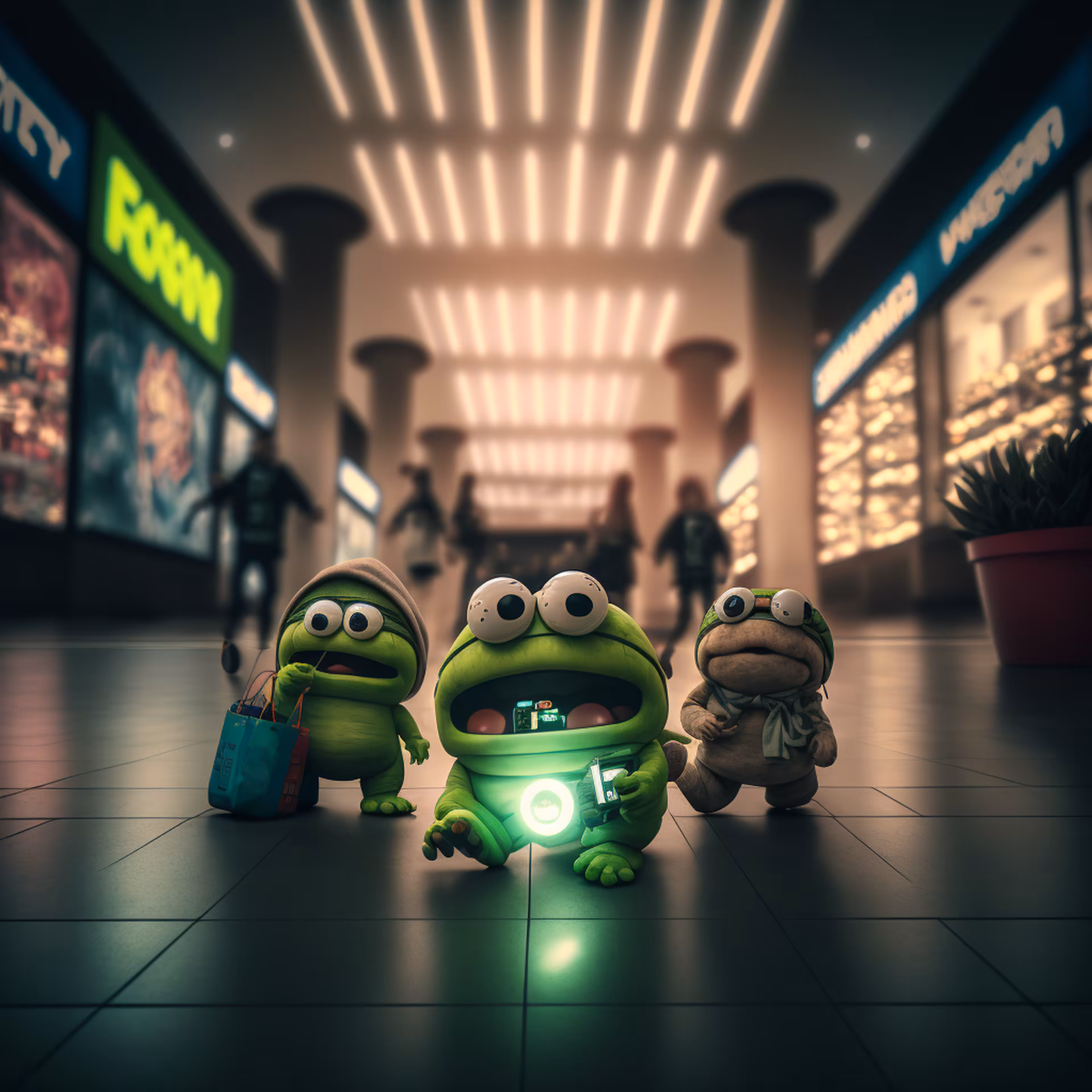 Pepe's World: Pepe and friends already started shopping