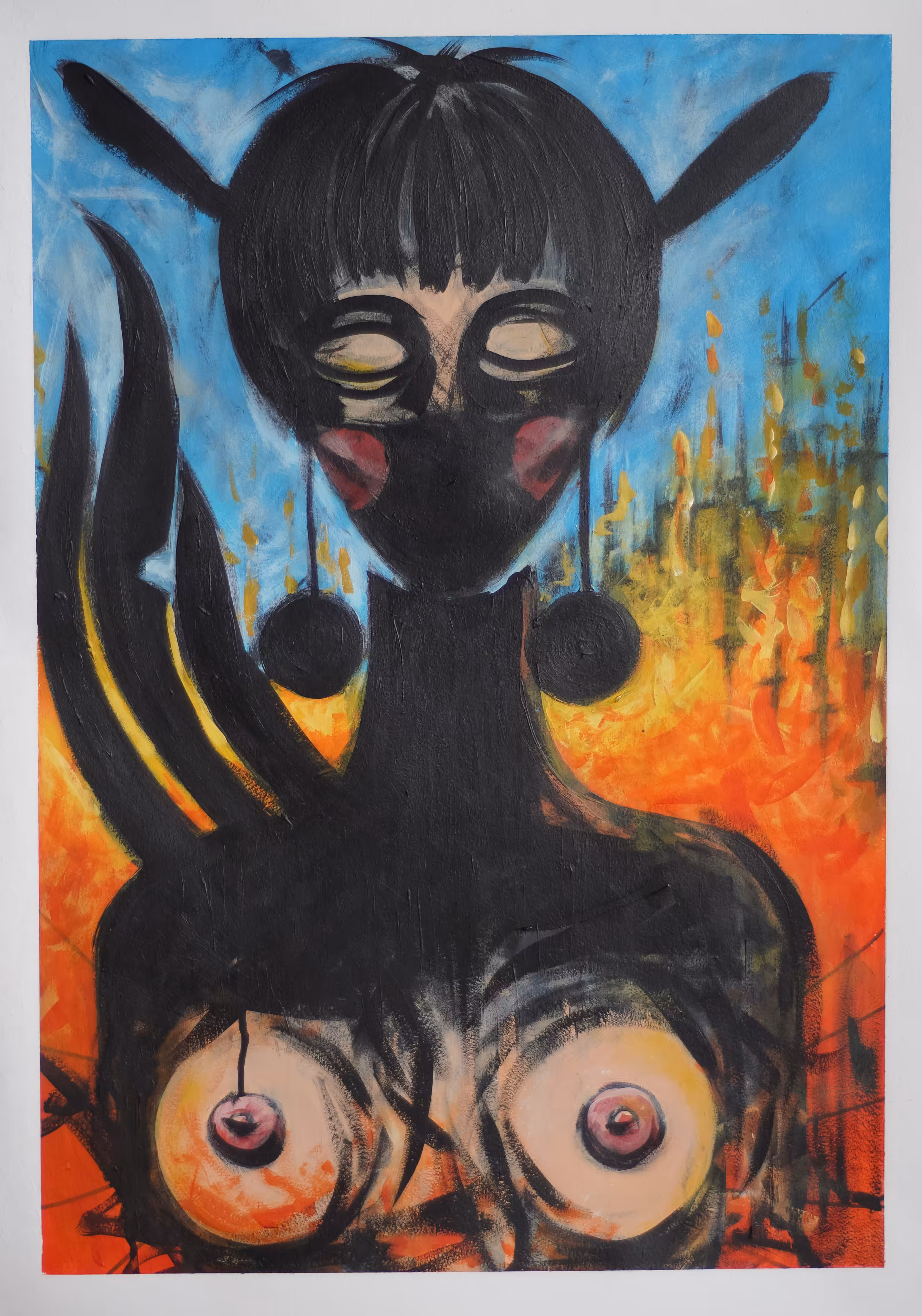 The demon in the fire