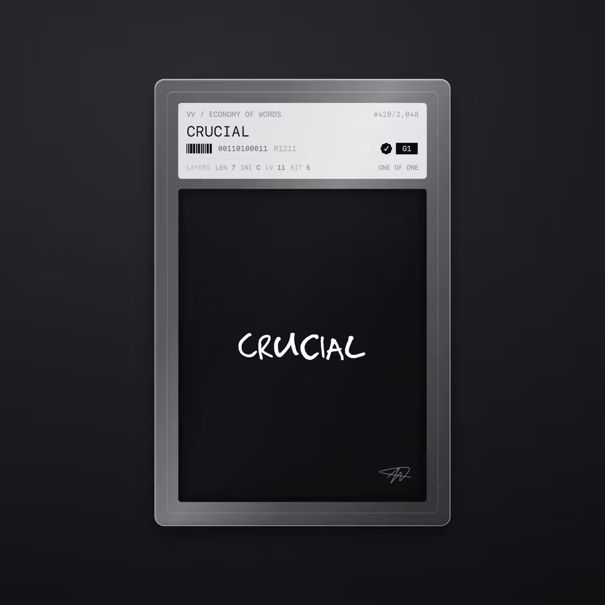 CRUCIAL · #420