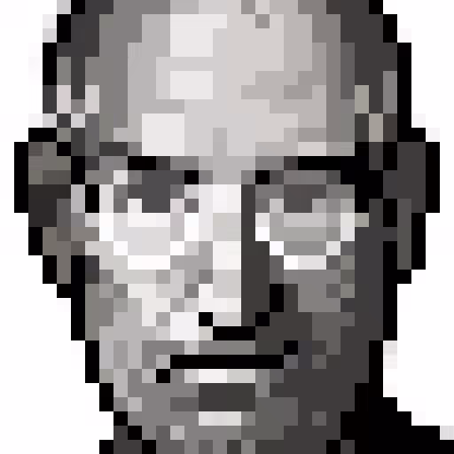 Pixel Portraits Series #025 [Steve Jobs]