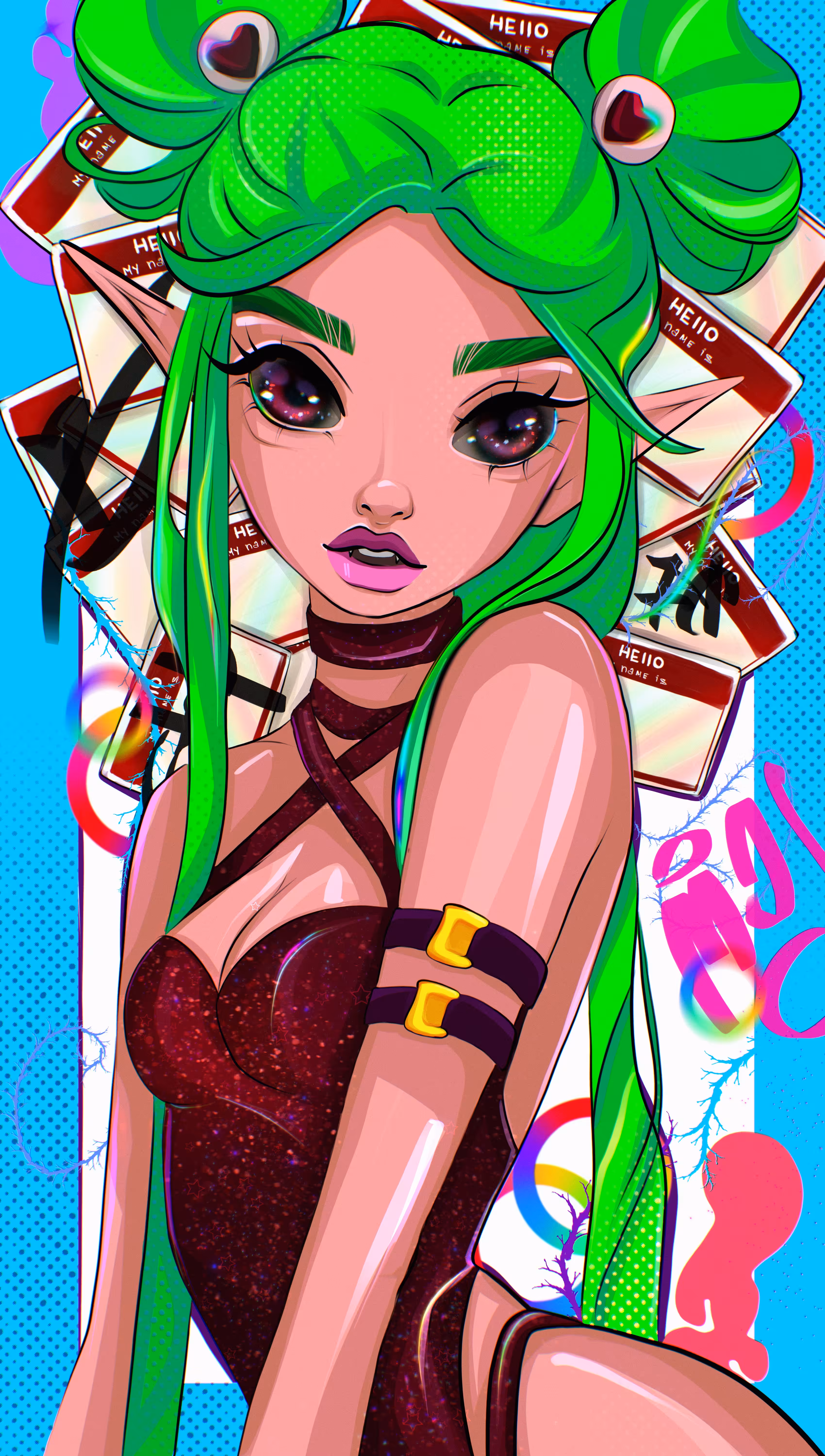 HELLO 💅🏼 My name is...: Neon Kiss: Error Darling