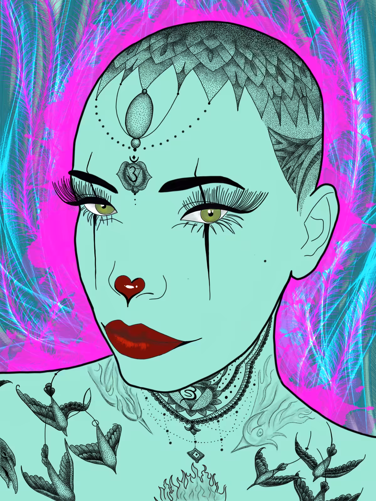 Paraiba Tourmaline Clown