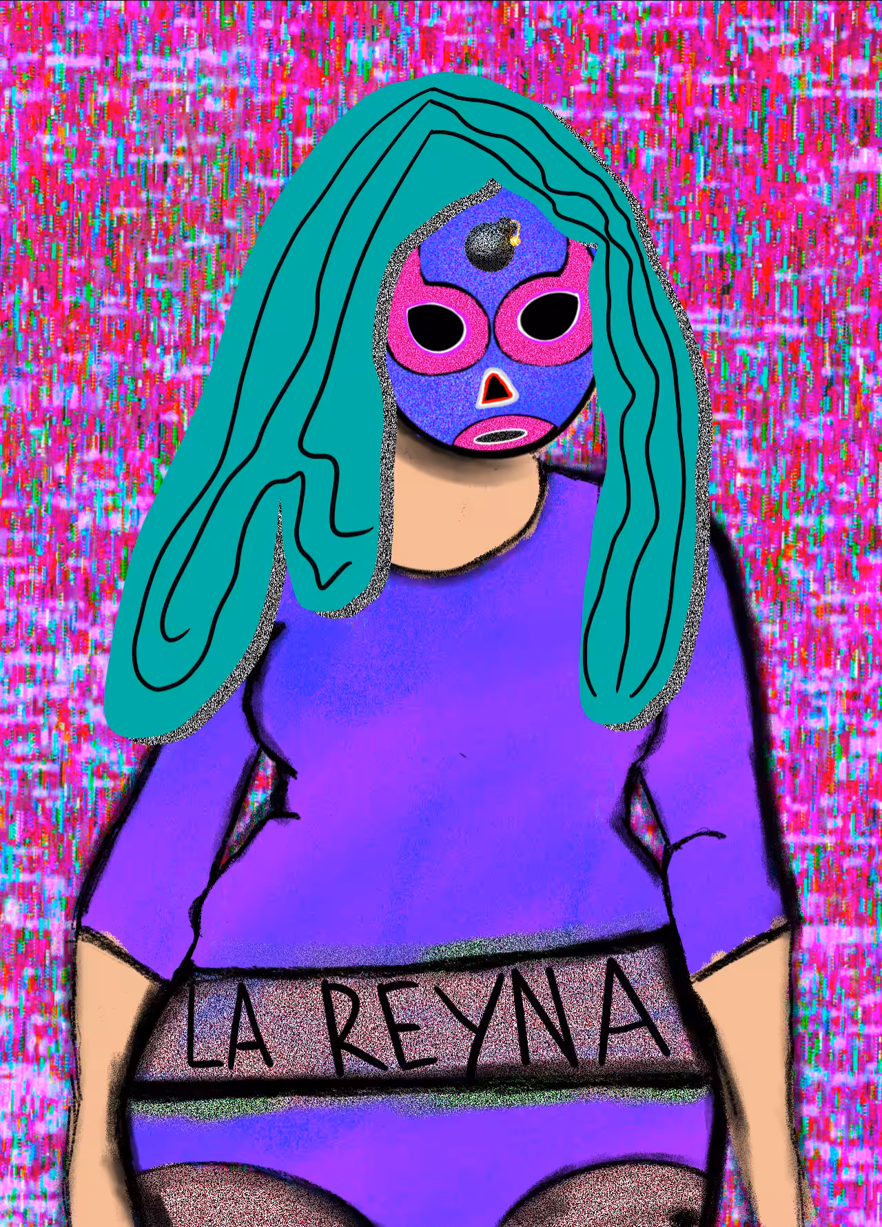 NFT luchadora #68