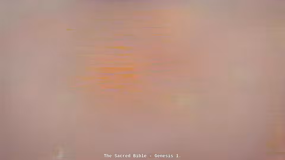 The Bible — Day 1