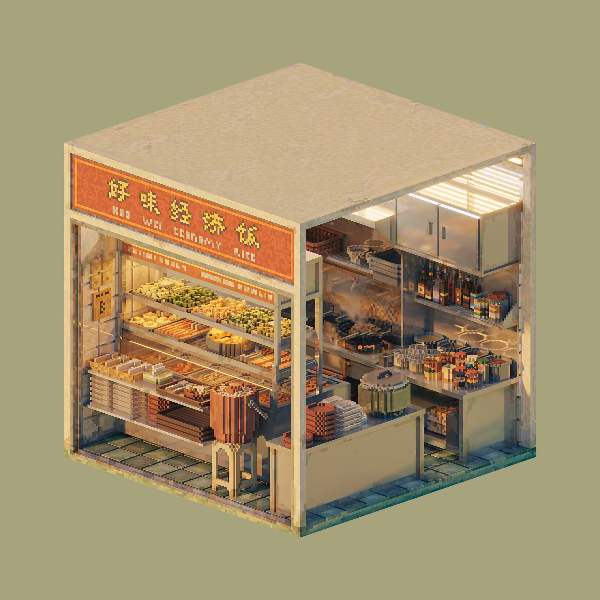 Economy Rice Stall