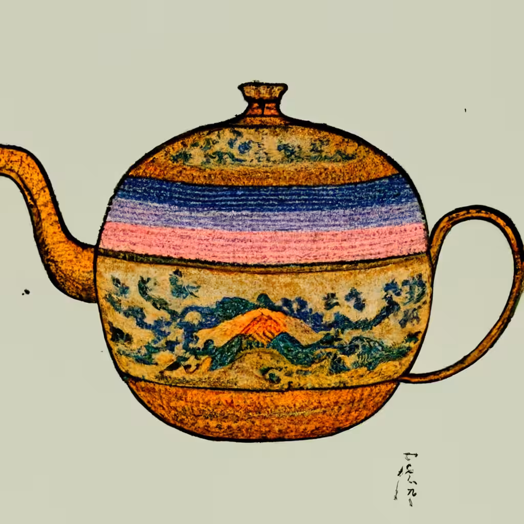 banko-yaki (萬古焼) teapot 