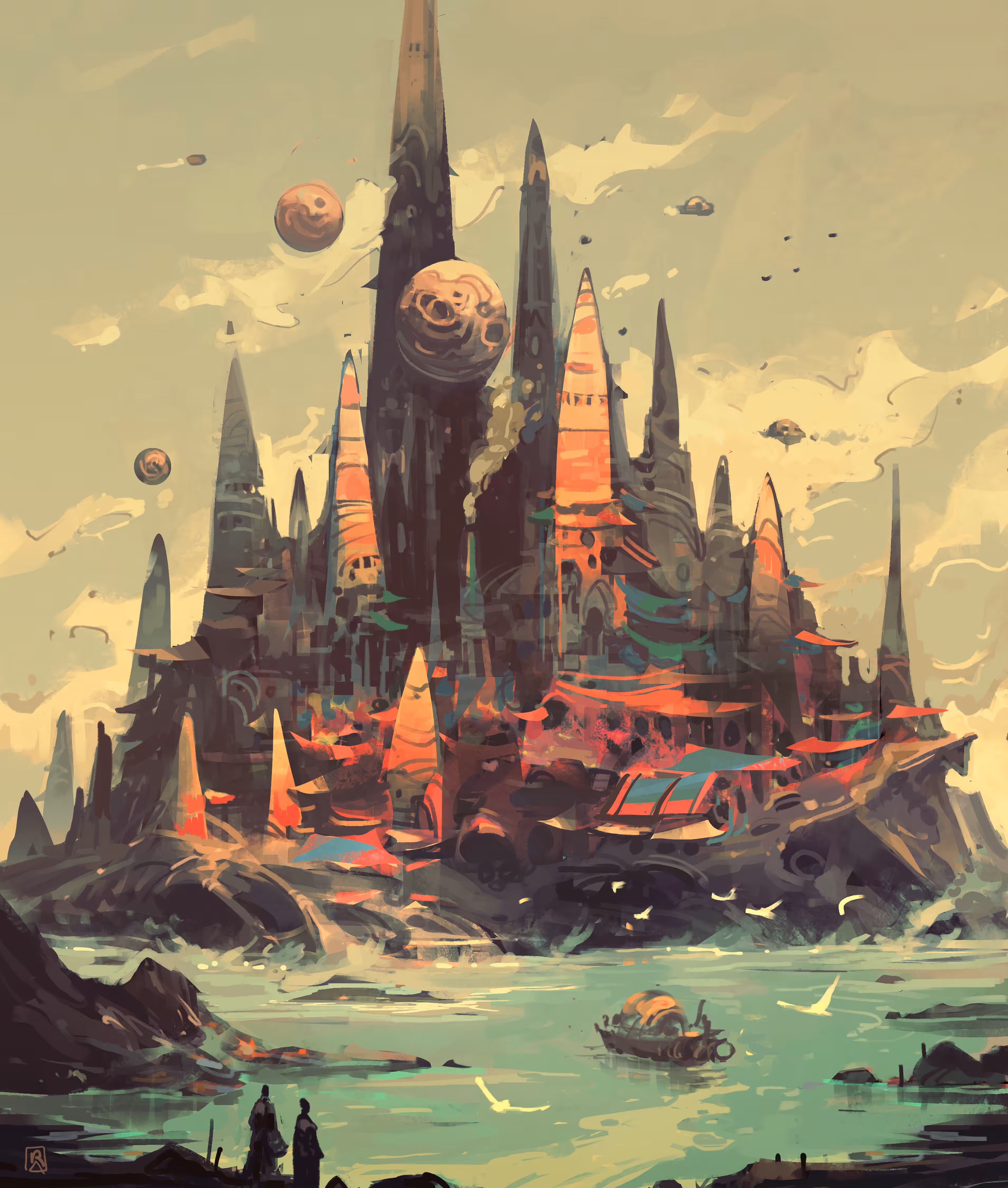 Steampunk island