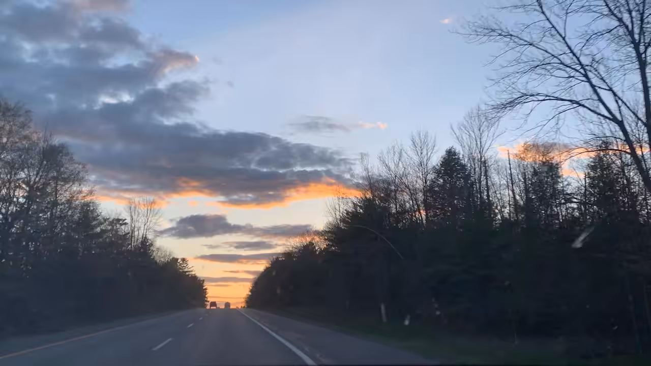 Sunset to Dusk on  I-95 South