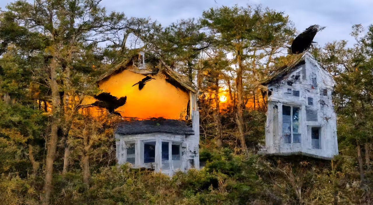 A lost home in the forest of Cape Cod