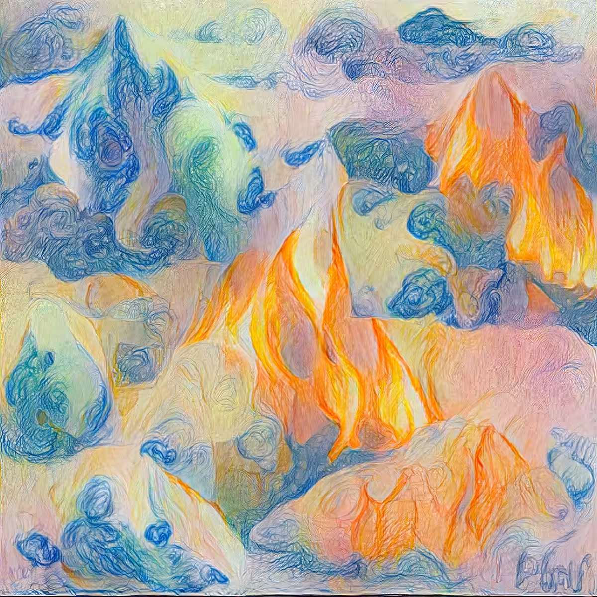 End of the world Waves and Fires