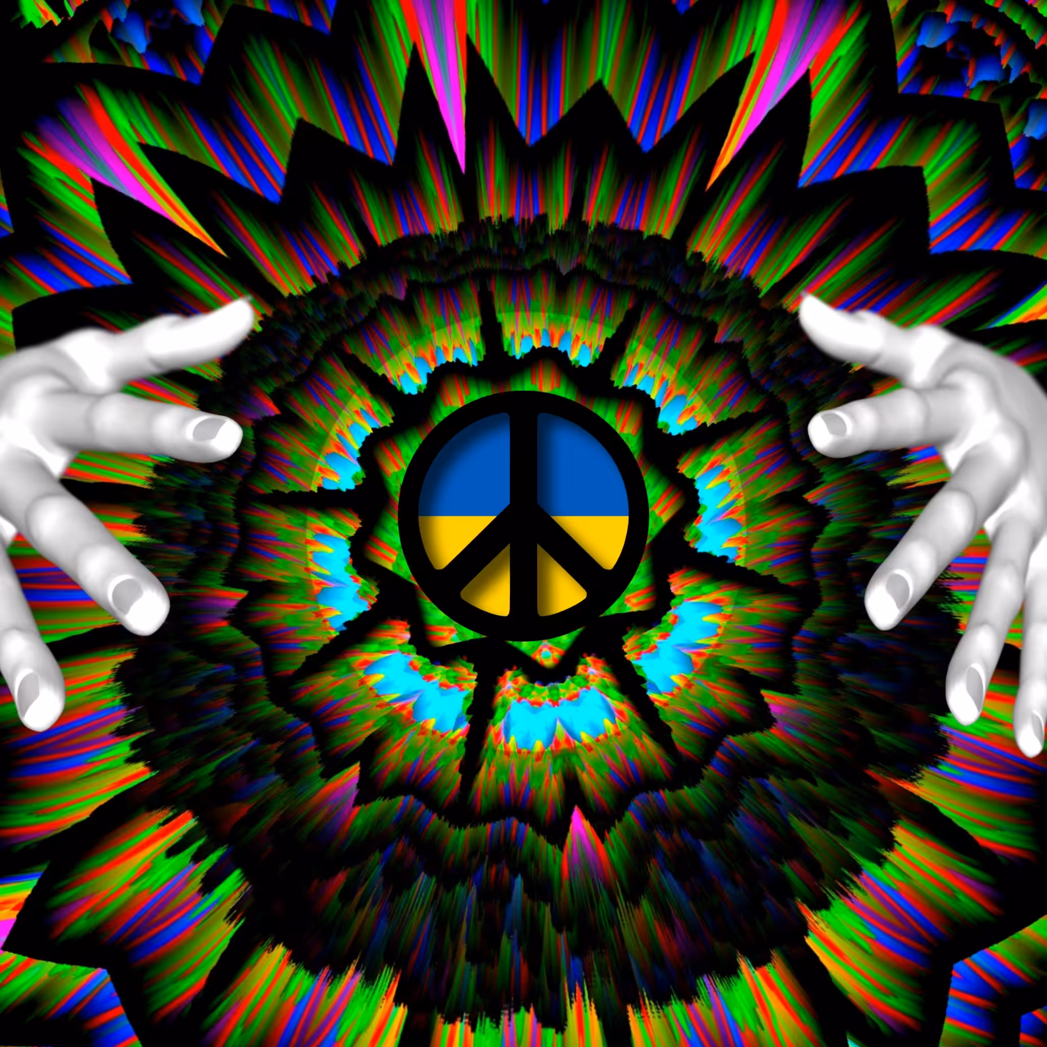 Peace For Ukraine 🇺🇦  - Mystic Kaleidoscope #13