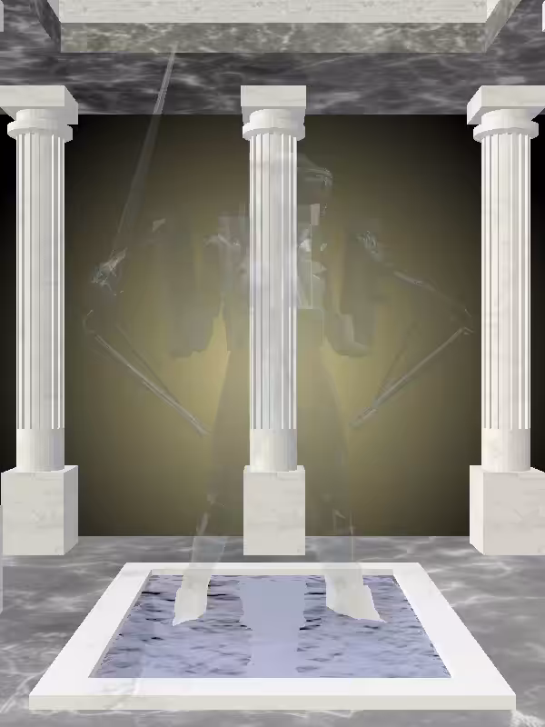 HeavenComputer: The Fading Shooter Chronos Chrome Woman #2071