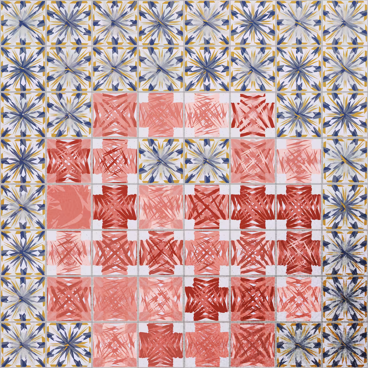 Glimpse Of Geometrical Azulejos #15