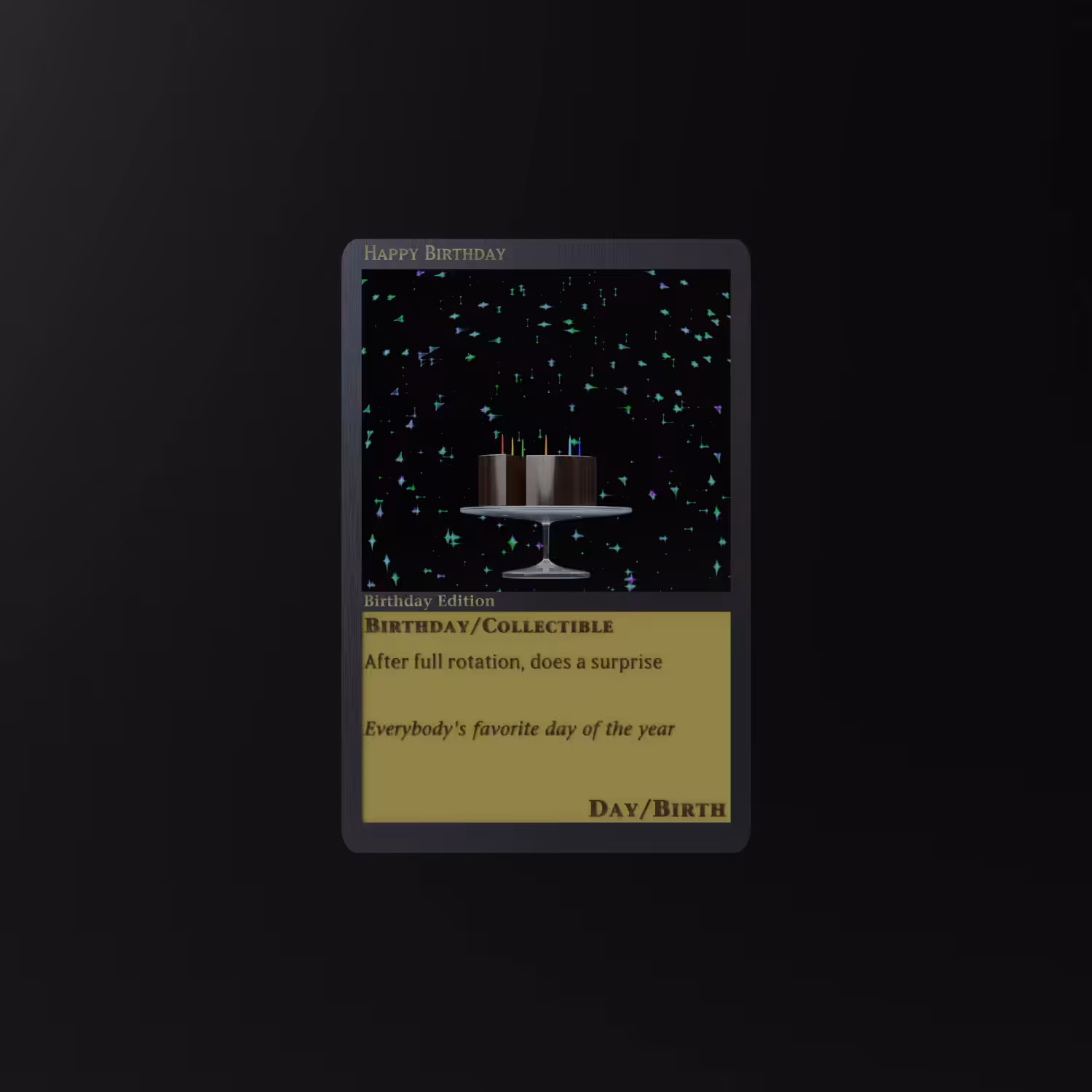 FCard #02: Happy Birthday