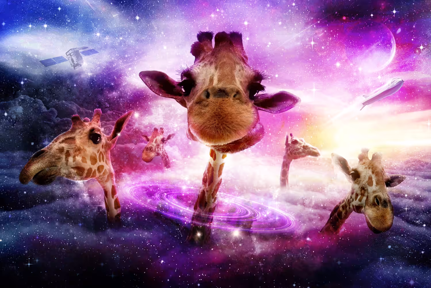 Giraffe In Space