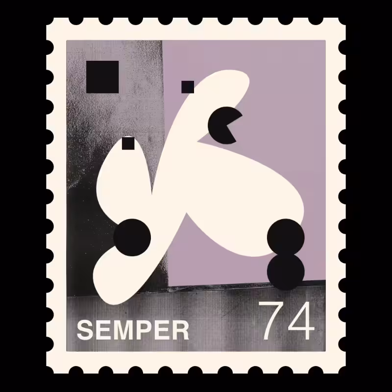 Postage stamp - Snowflakes #9