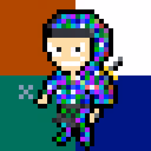 CRYPTONINJAS PIXEL 007 - fashion colorful ninja-