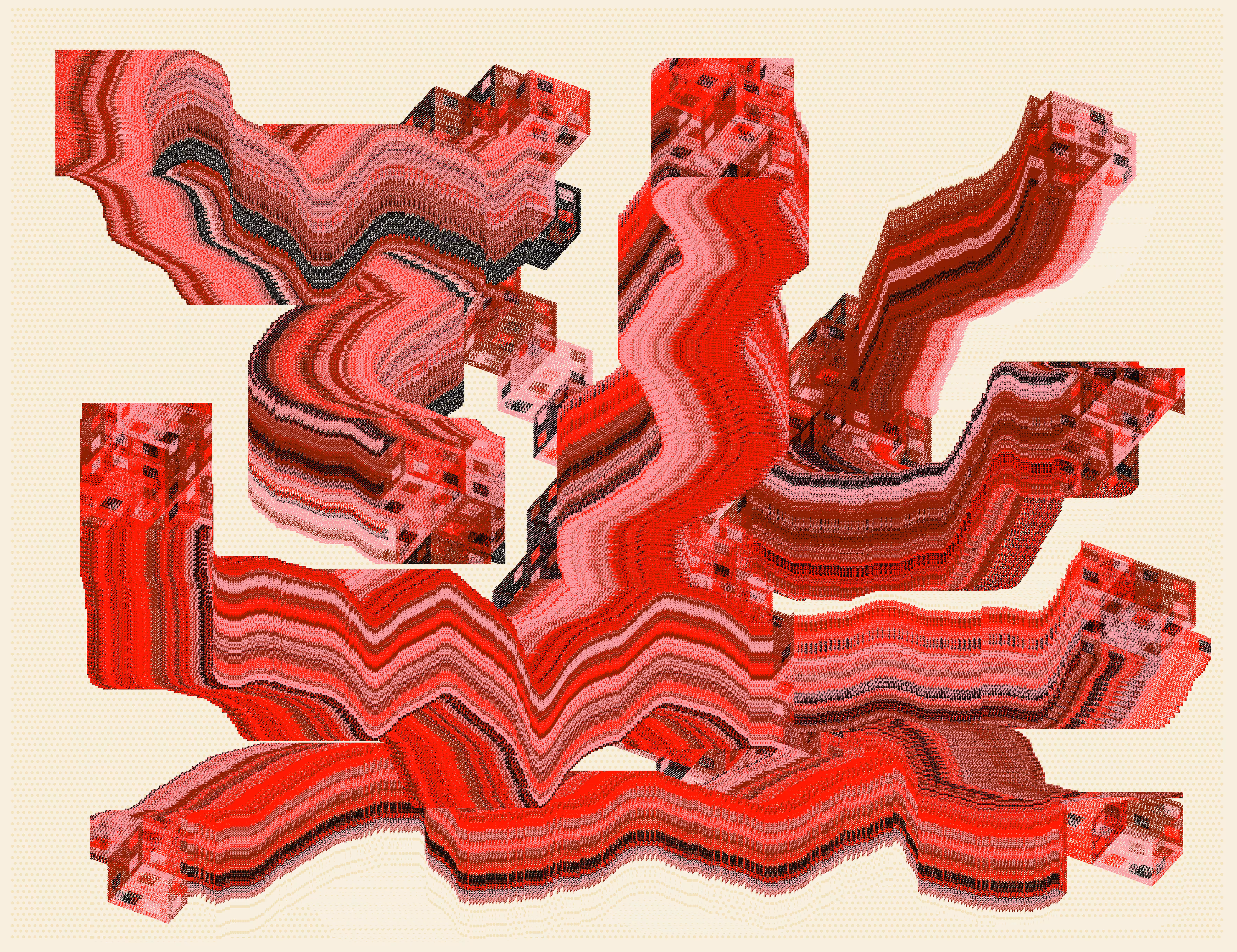 Redacted Mesh Painting 006