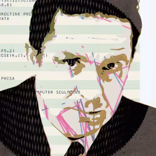 THE GENERATIVE PORTRAIT COLLECTION OF ROBERT MALLARY: Generative Portrait of Robert Mallary #1371