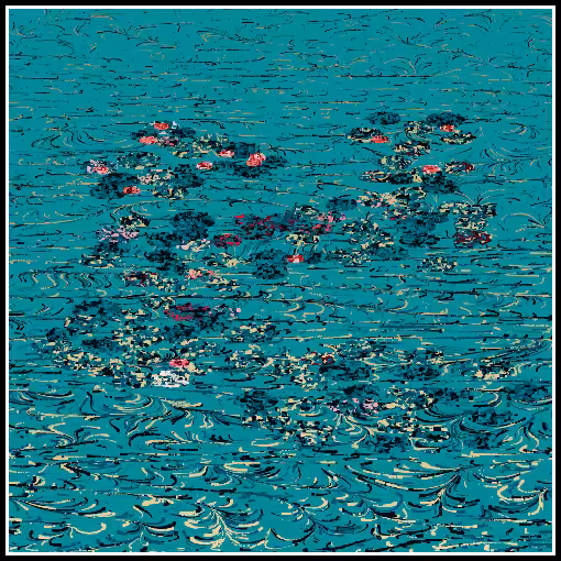 Polluted water lilies #102
