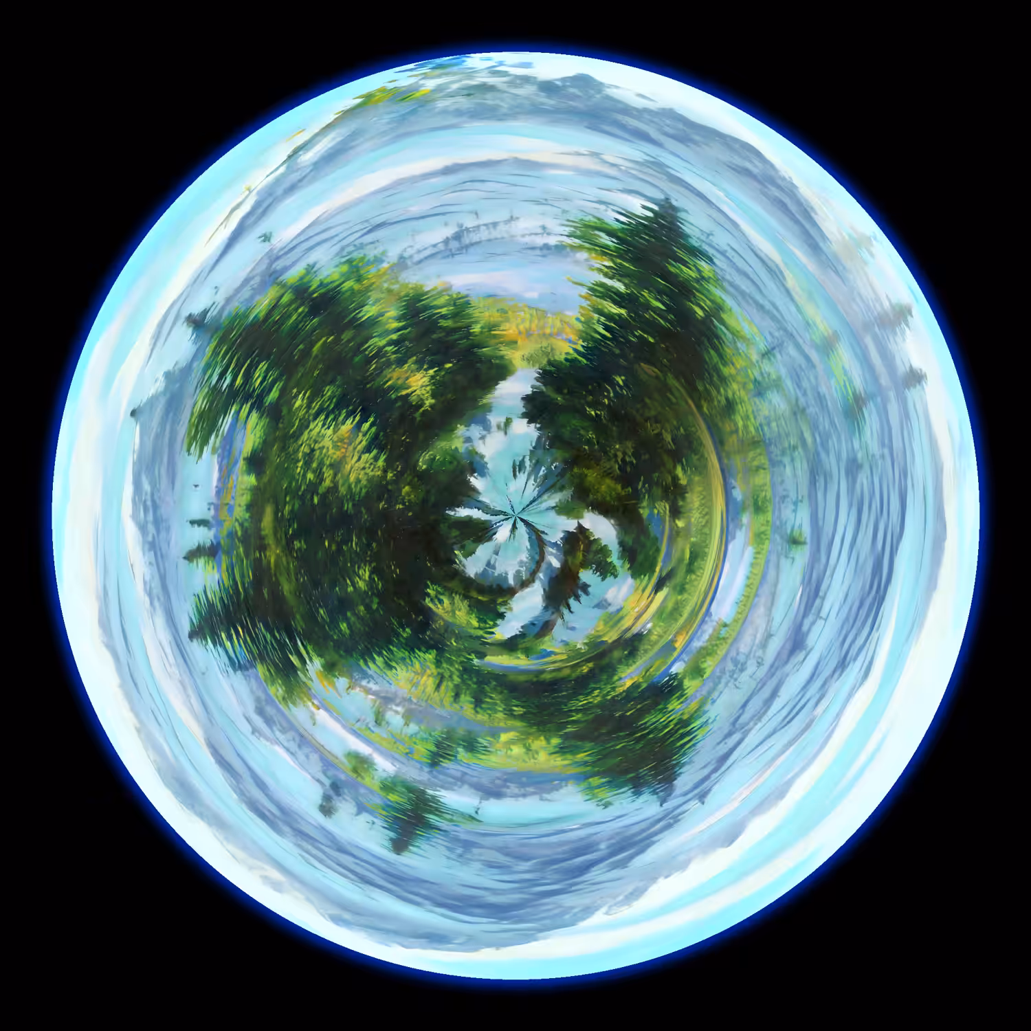 Forests of an Exoplanet