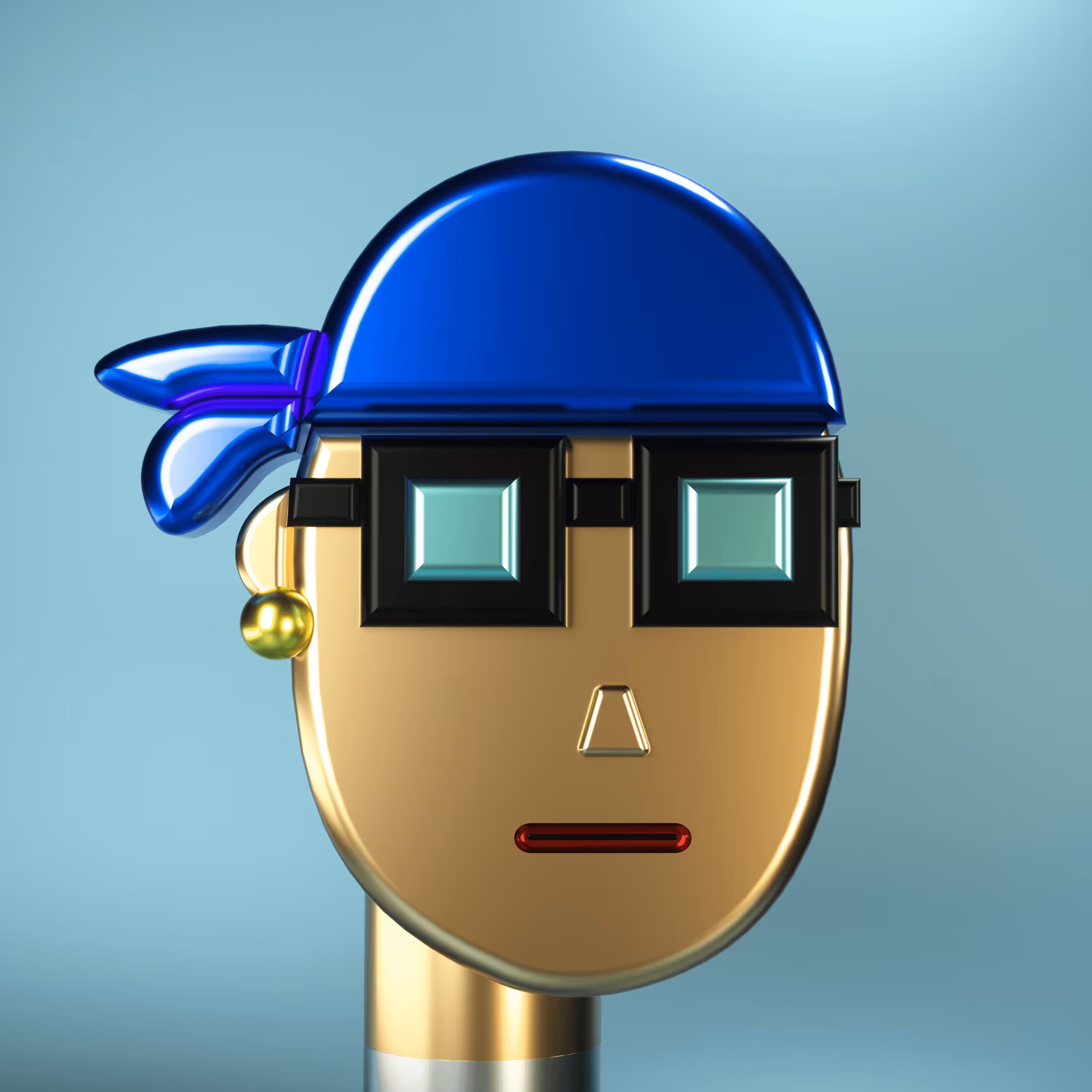 3D Chrome Punk #0723