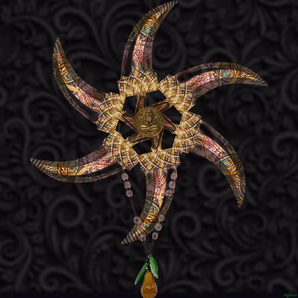 pinwheel 13  amulet